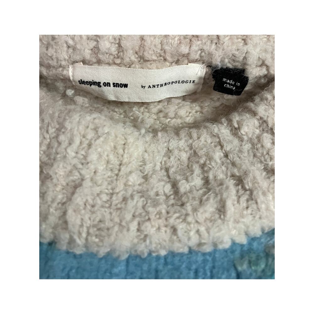 Artistic Landscape Knit Sweater - Cream and Multicolor - Picture 3 of 11
